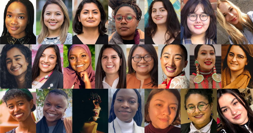 A collection of headshots of individual Innovators create one large rectangle collage.