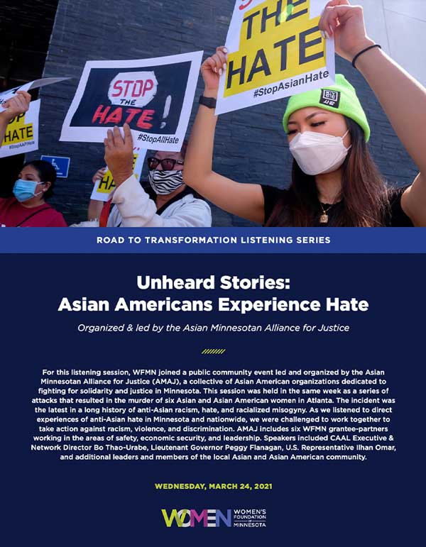 Asian hate report cover