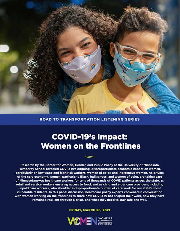 COVID-19's impact report cover