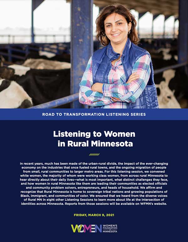 Rural women report cover