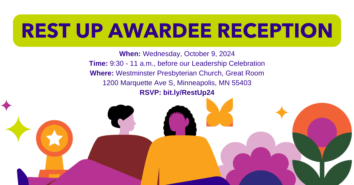 Rest Up Awardee Reception