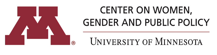 University of Minnesota Center on Women Gender and Public Policy logo